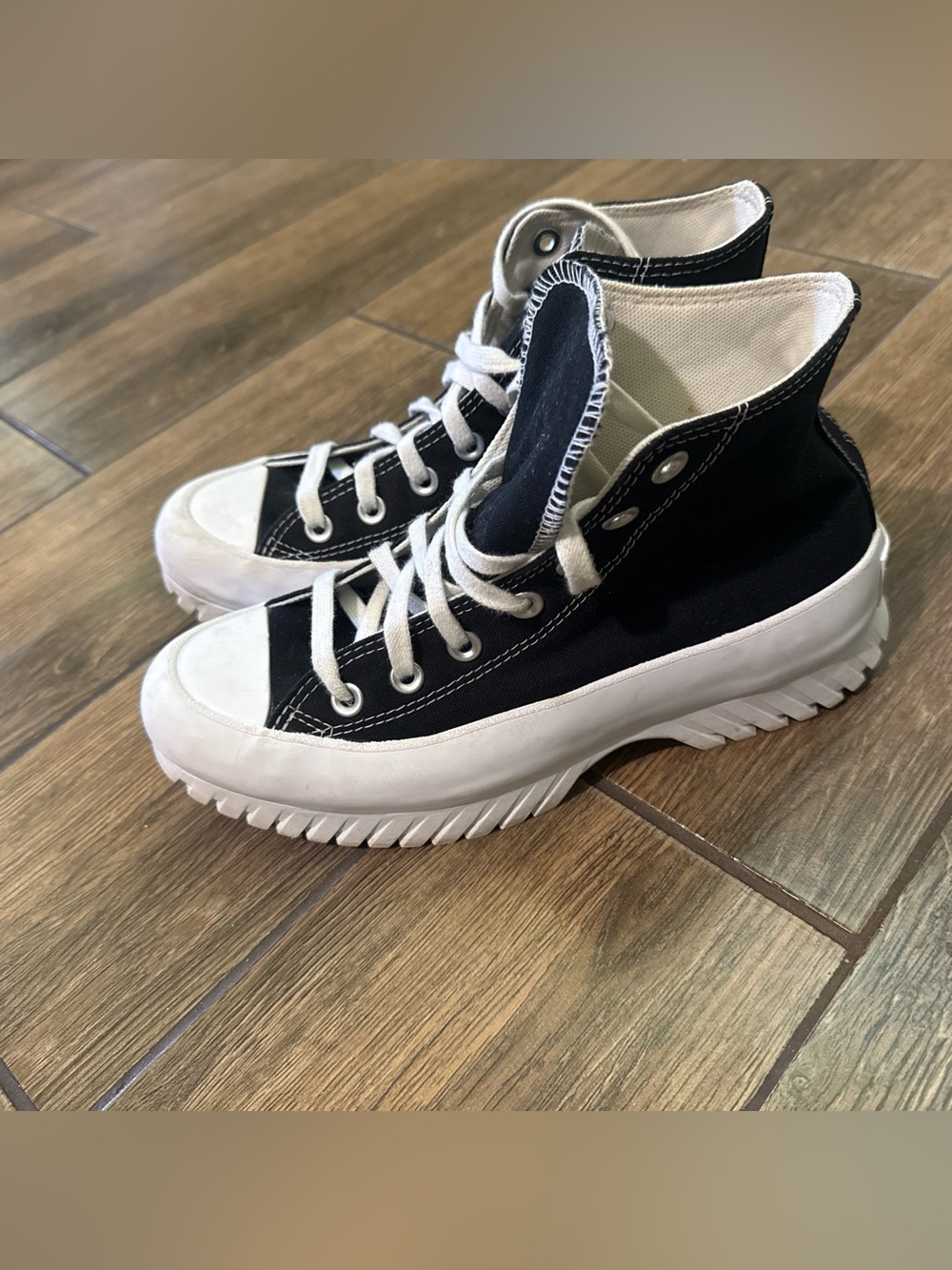 Converse Chuck Taylor All Star Lugged 2.0 Black High Top Sneakers M 5.5 —W 7.5